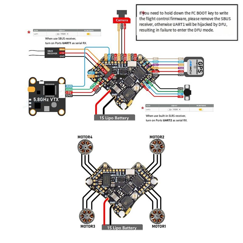 FBIL-F435 NEO 1S AIO Flight Co - Fpv Drone Flight Controller recension och pris