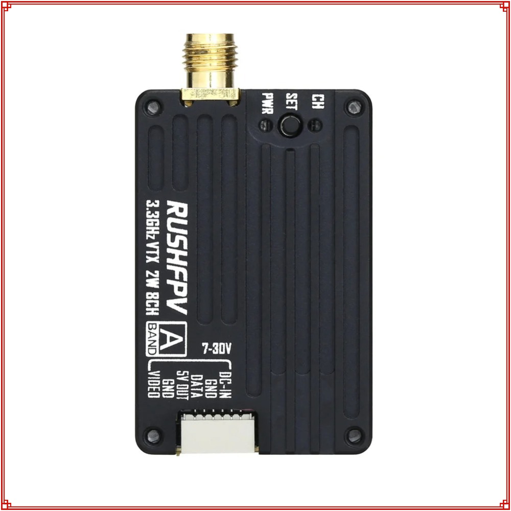 2026 New RUSHFPV 3.3G 2W VTX T - Fpv Drone Receiver recension och pris