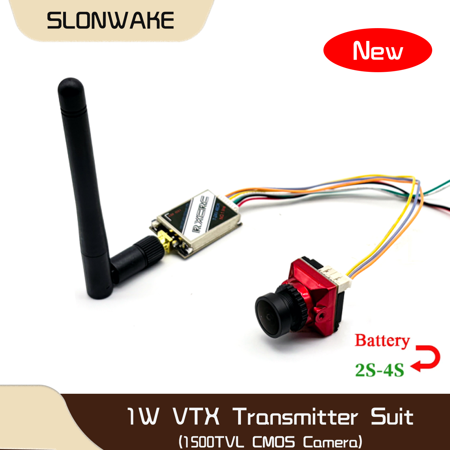 SLONWAKE  5.8G 48CH 1W VTX 100 - Fpv Drone Frame recension och pris