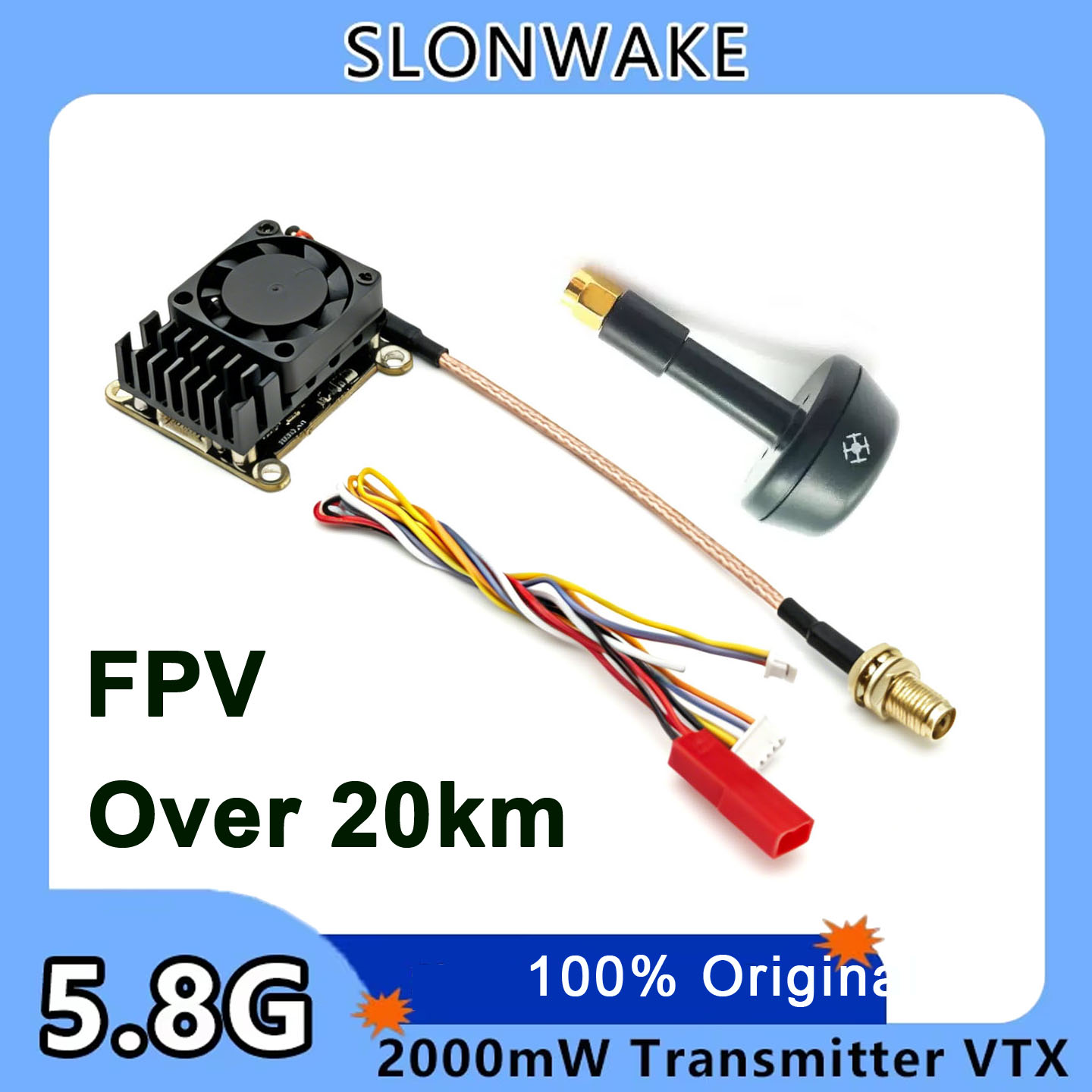 New upgrade 5.8Ghz 2W adjustab - Fpv Drone Frame recension och pris