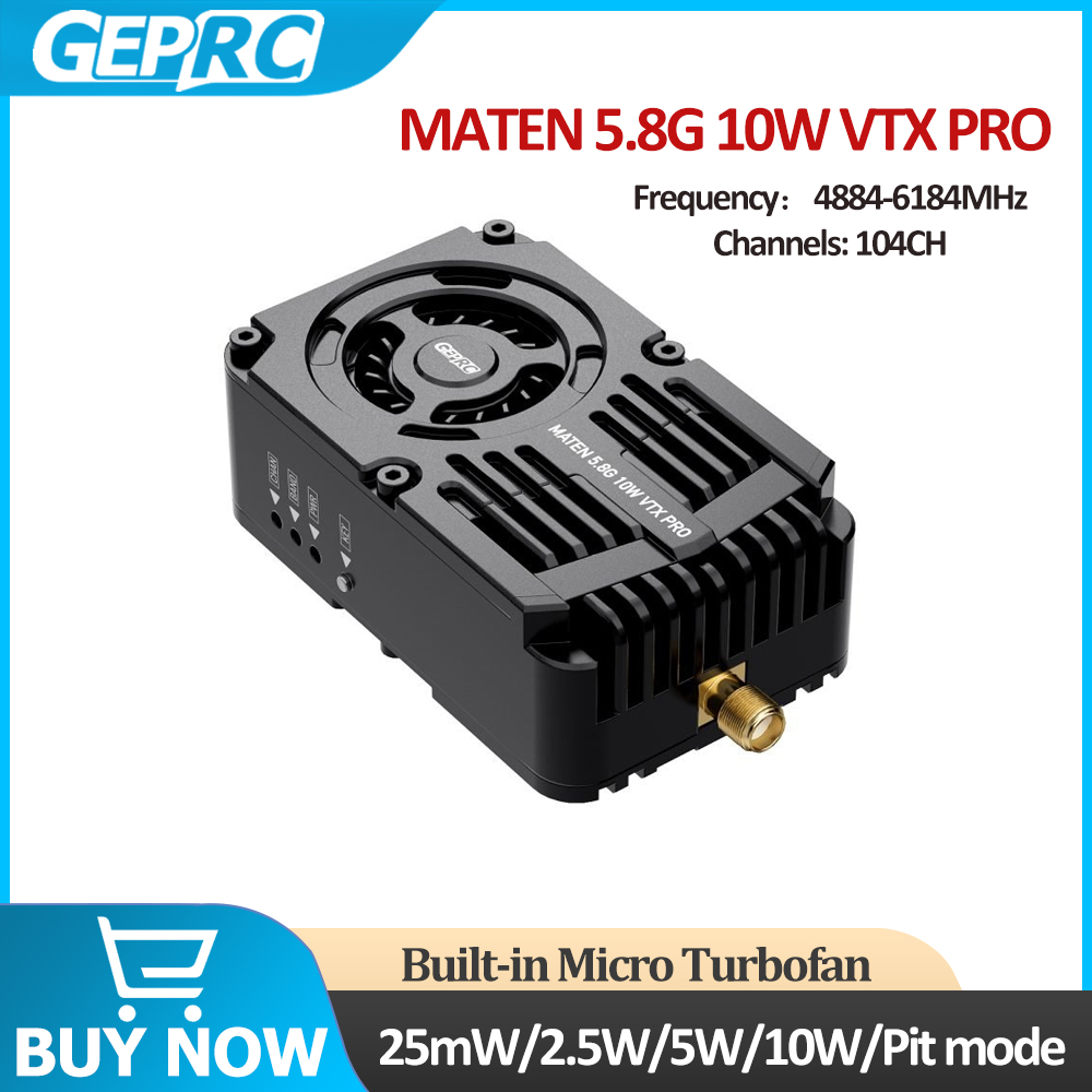 GEPRC MATEN 5.8G 10W VTX PRO 1 - Fpv Drone Transmitter recension och pris