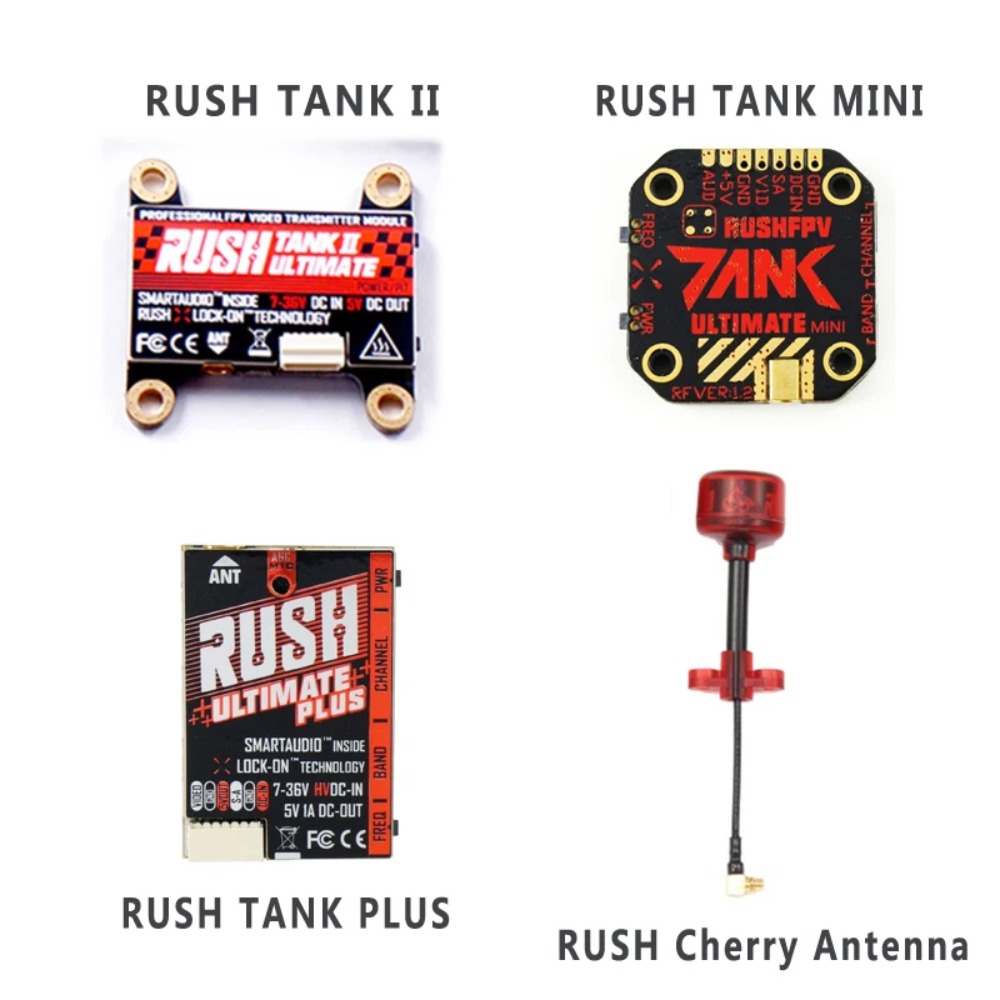 RUSH TANK Ultimate II/Mini/PLU - Fpv Drone Frame recension och pris