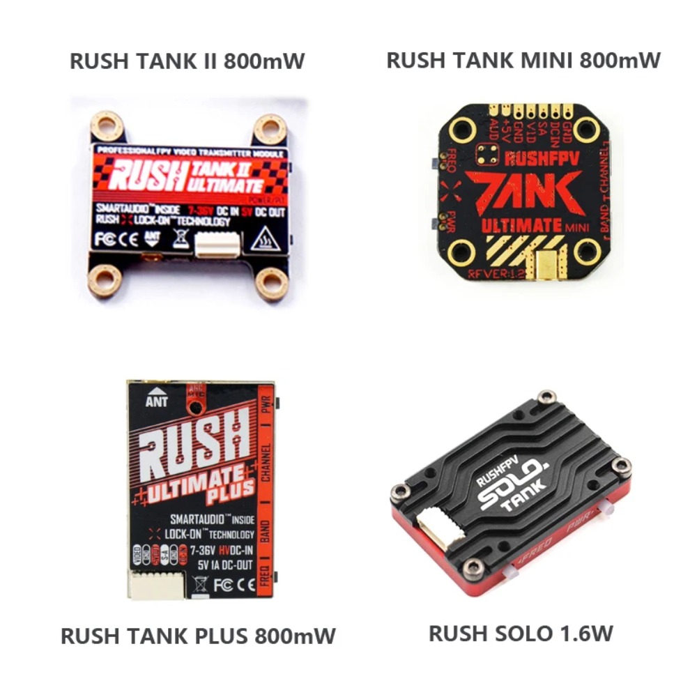 RUSH TANK Ultimate II/Mini/PLU - Fpv Drone Frame recension och pris